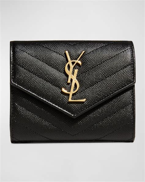 ysl wallet trifold|ysl handmade wallet.